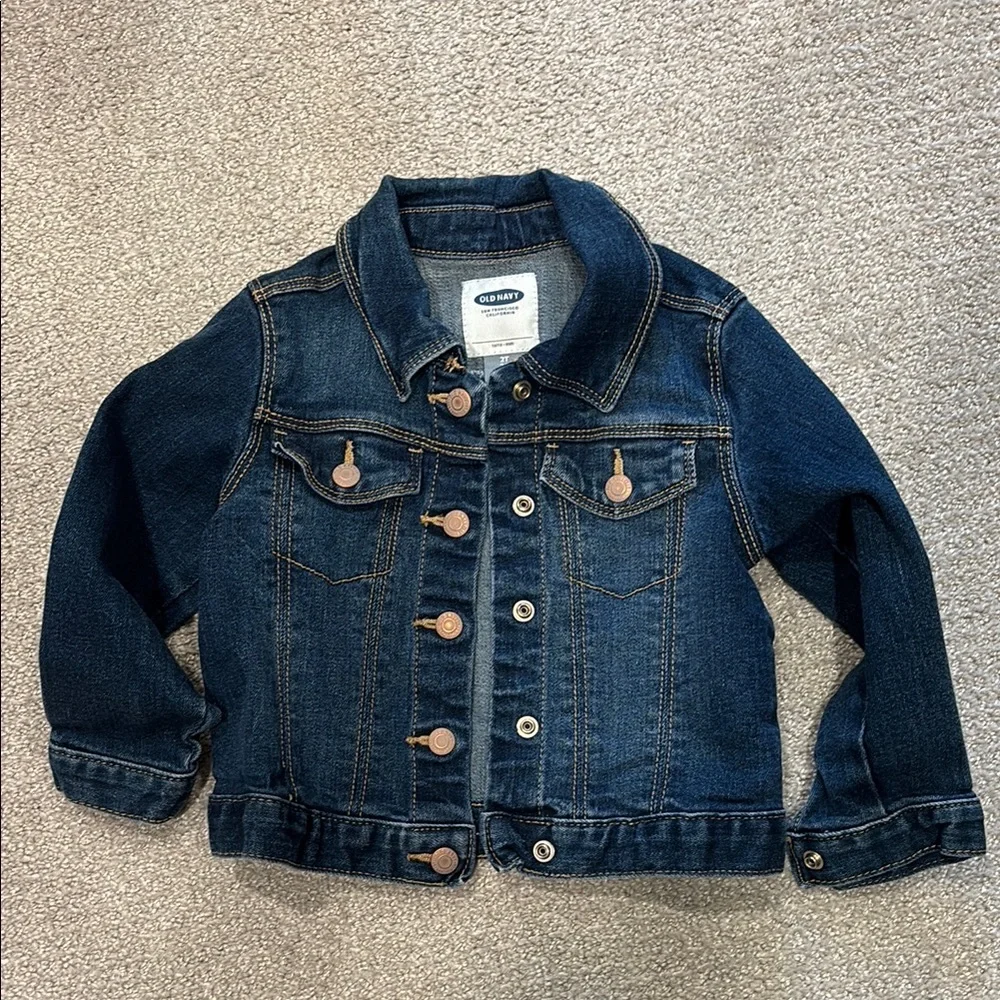 Old Navy Dark Blue Kids Jean Jacket